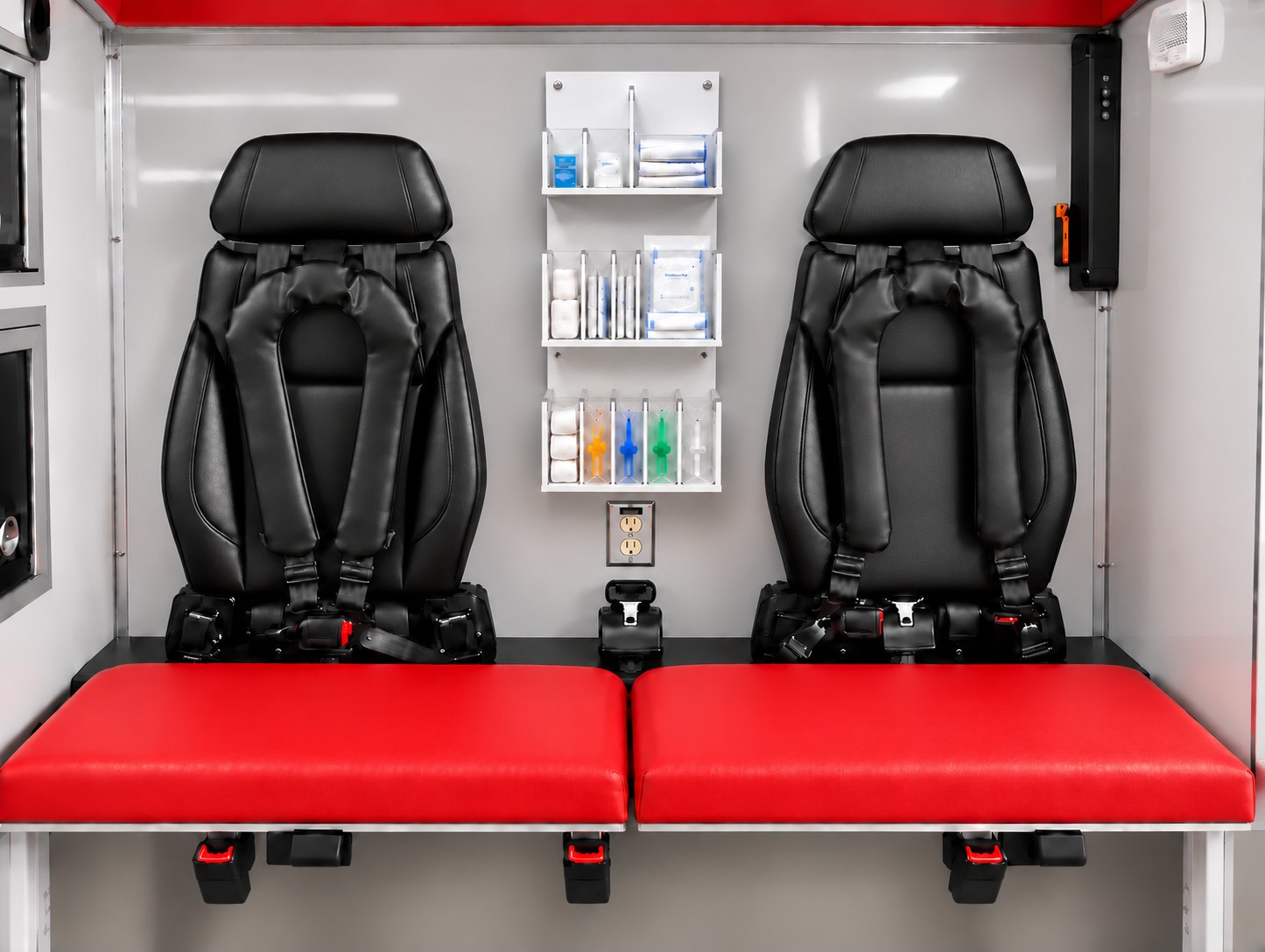 MWV-1 Wall Manager installed in an ambulance